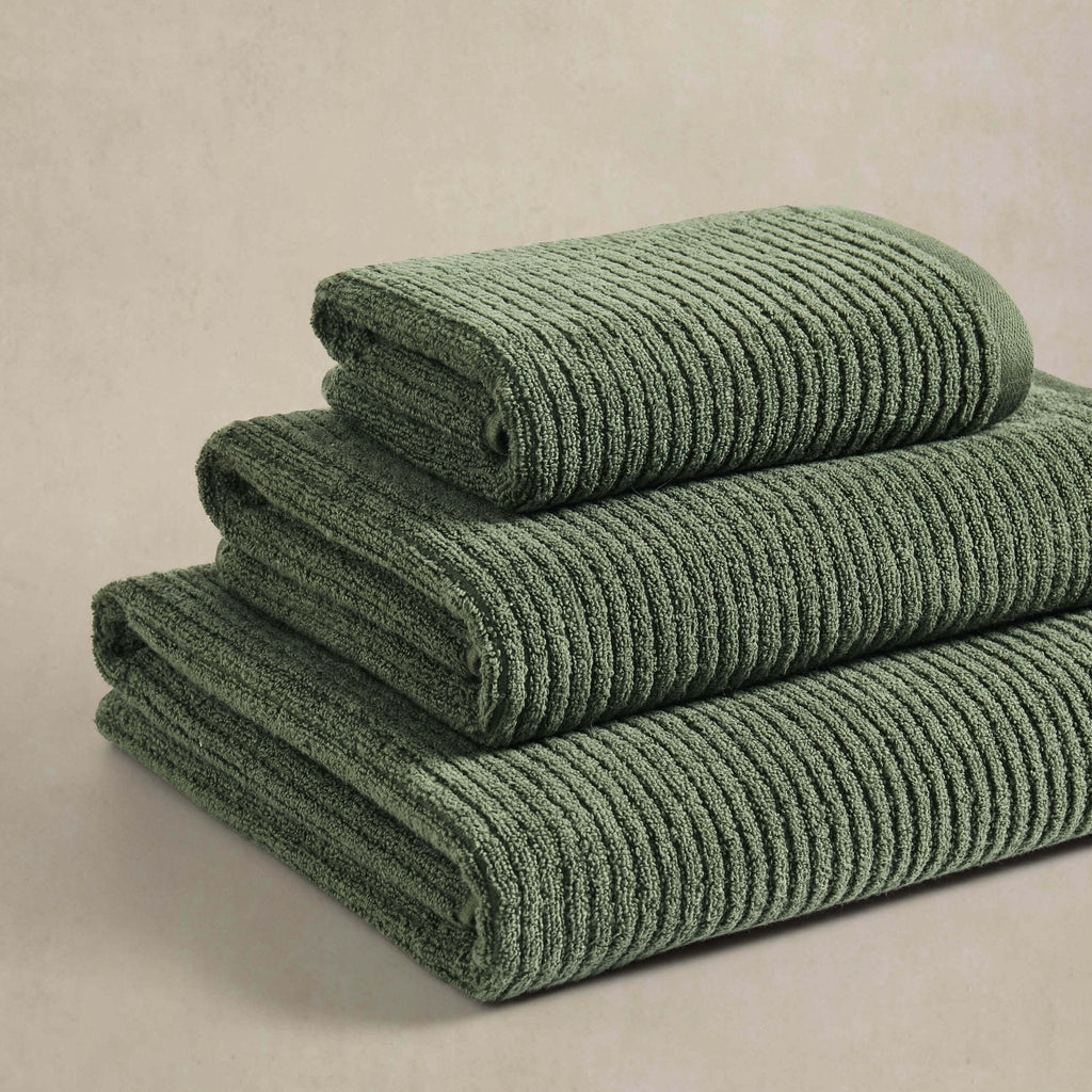 Collection de serviettes Antigua Soft Fine Ribbed - Fern