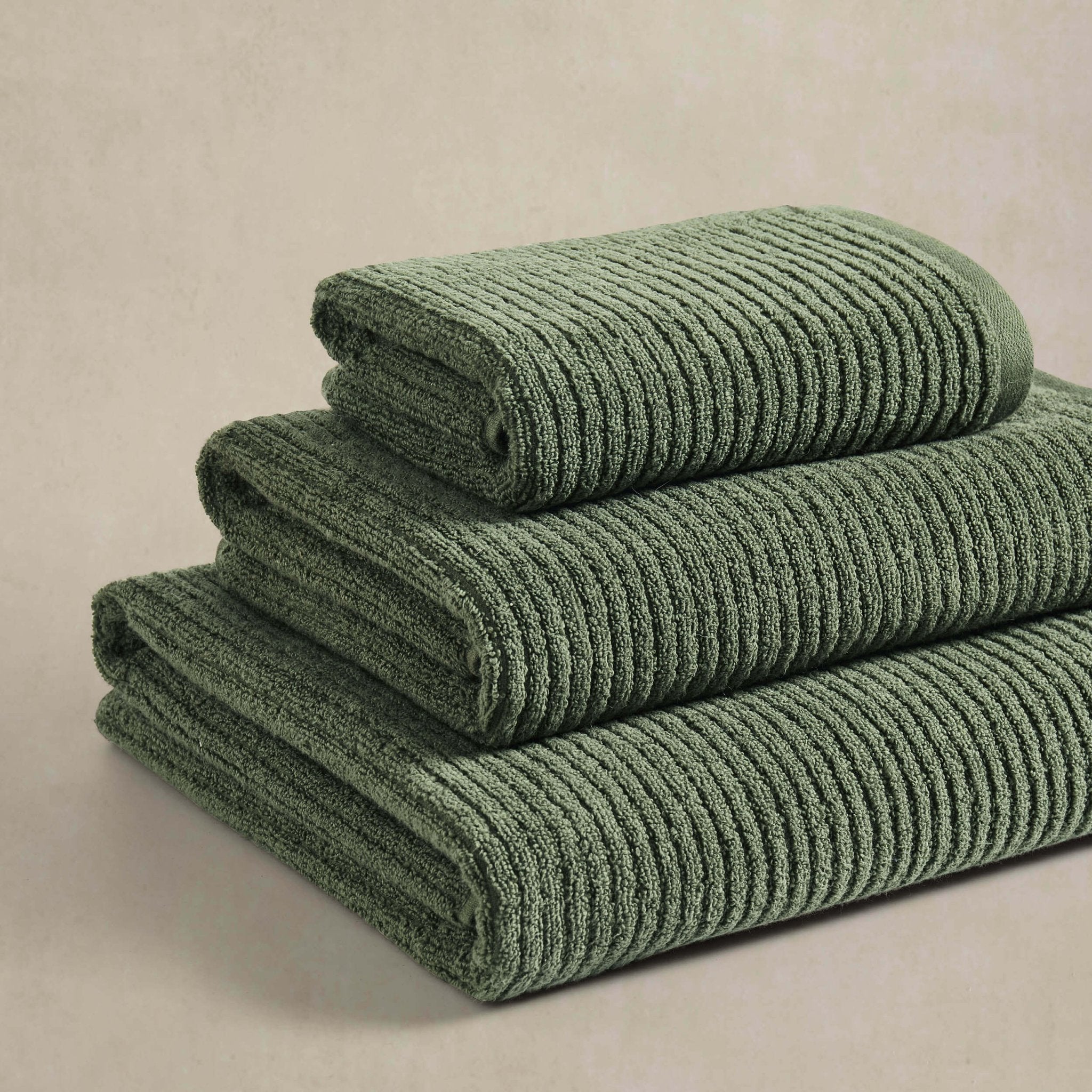 Collection de serviettes Antigua Soft Fine Ribbed - Fern