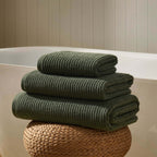 Collection de serviettes Antigua Soft Fine Ribbed - Fern