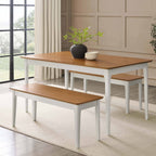 Table de salle à manger Anya 4-6 places - Bois de pin