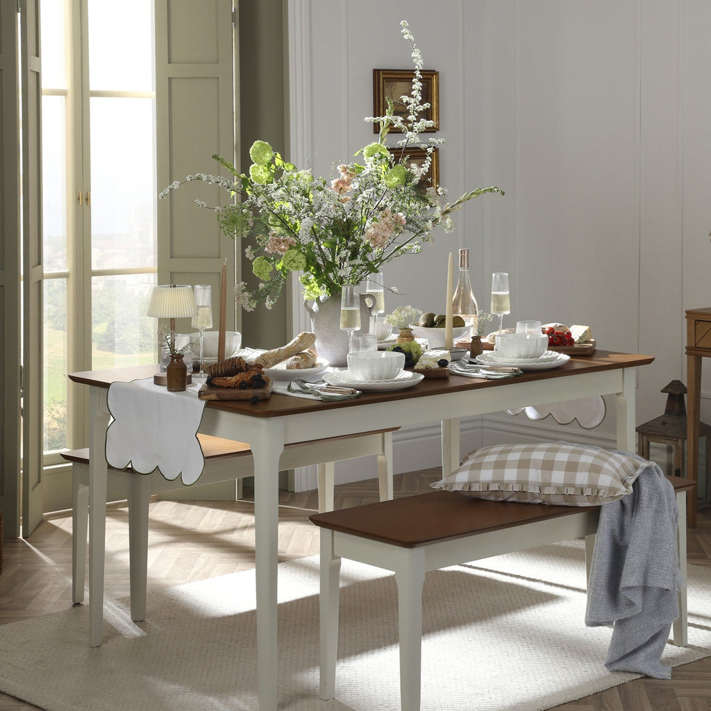 Banc en bois de pin Anya