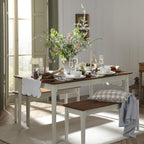 Banc en bois de pin Anya