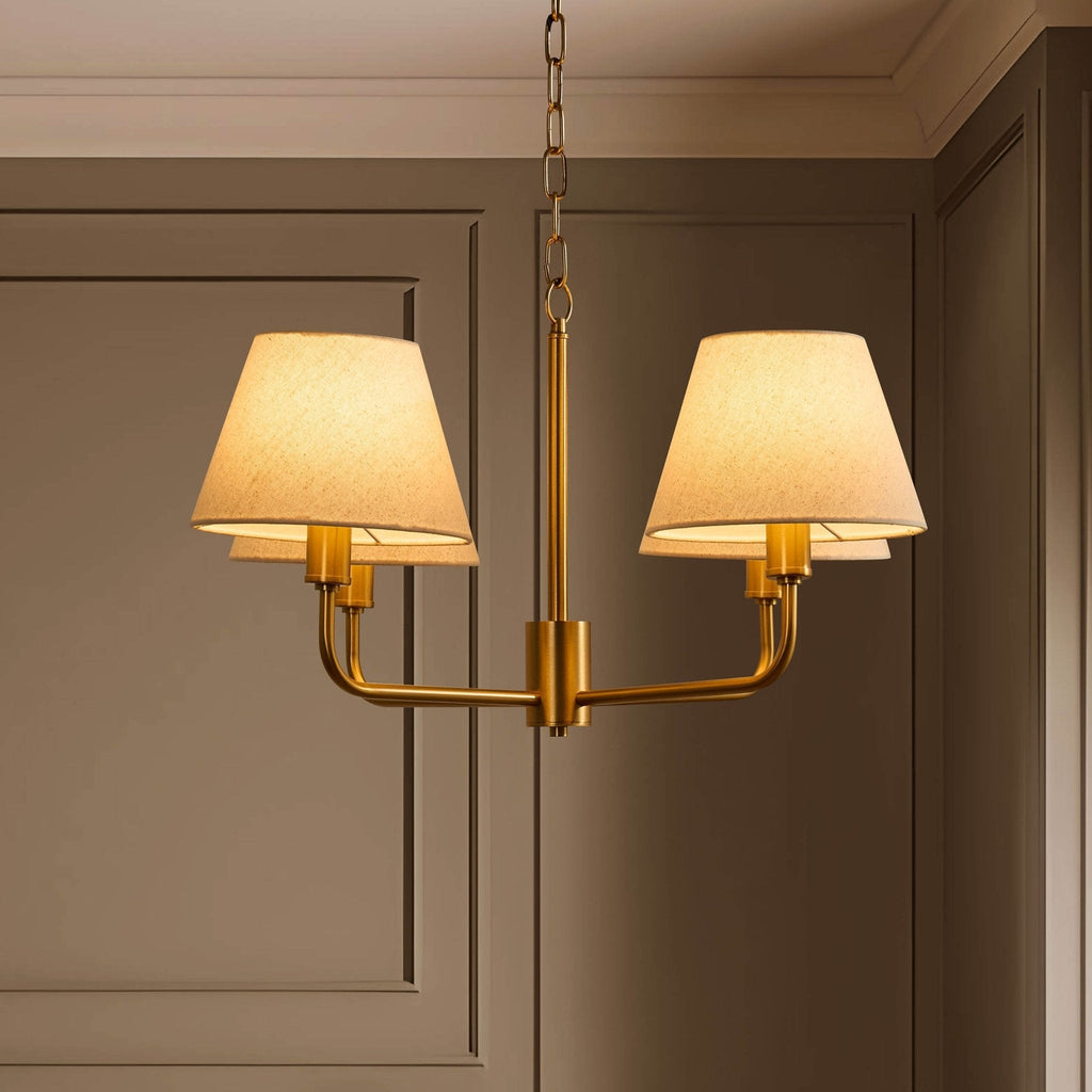 Lustre suspendu April 4 Light - Blanc/Bronze