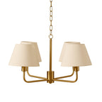 Lustre suspendu April 4 Light - Blanc/Bronze
