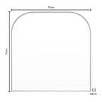 Miroir de cheminée arqué - Or