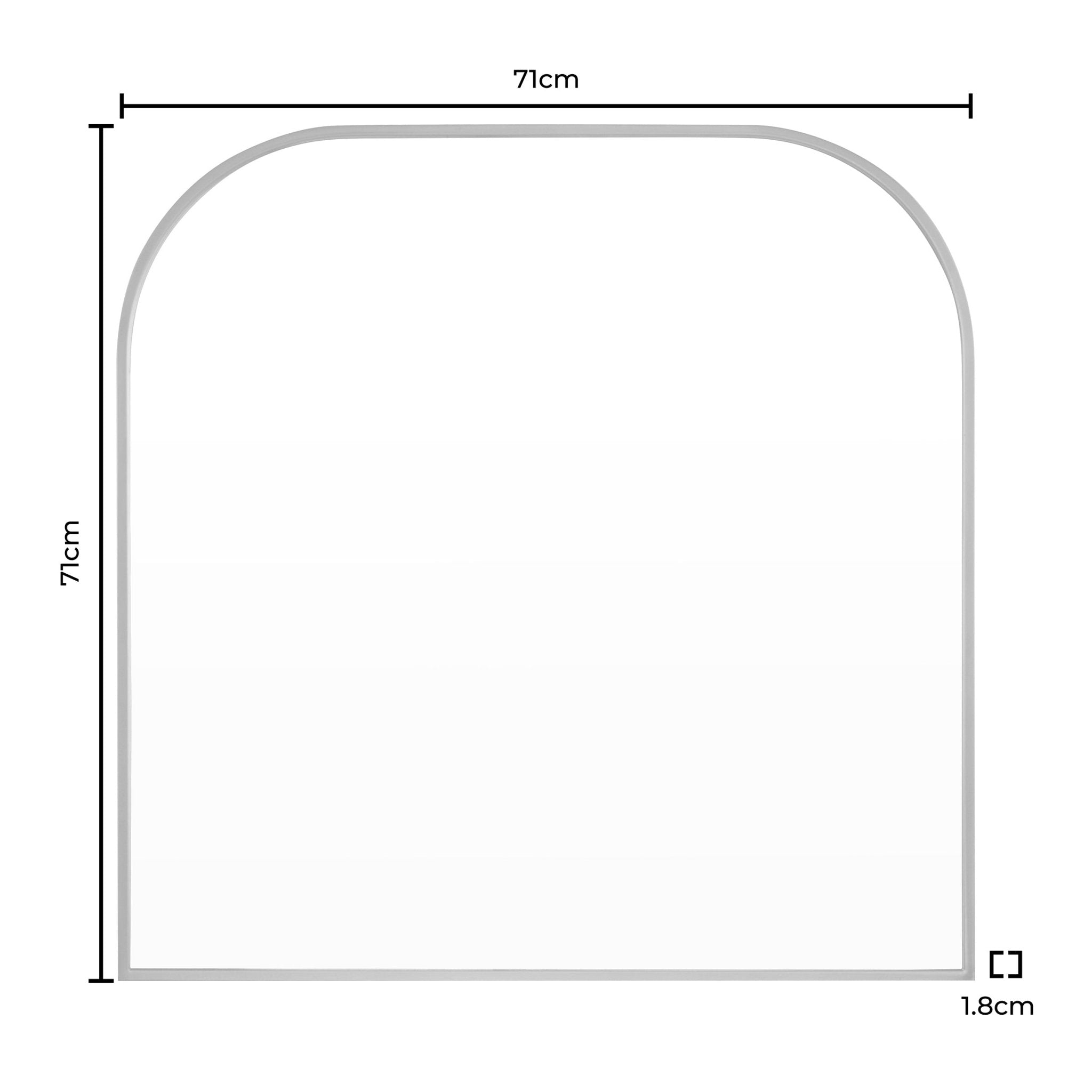 Miroir de cheminée arqué - Or