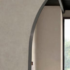 Miroir mural arqué - Noir