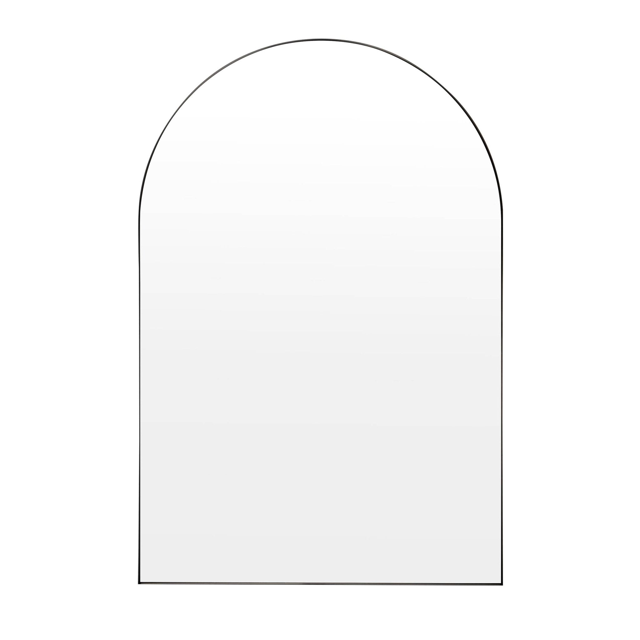 Miroir mural arqué - Noir
