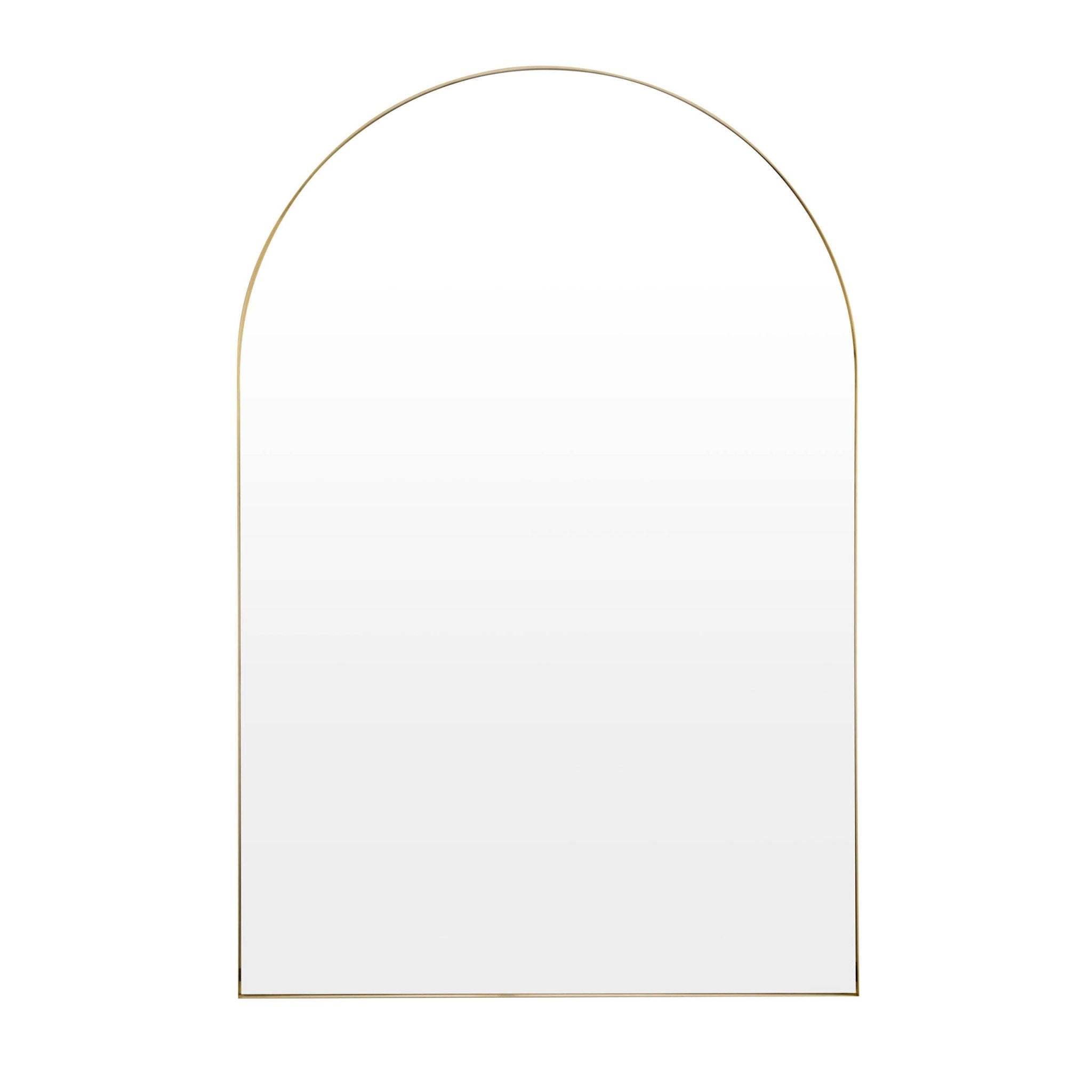 Miroir mural arqué - Or
