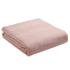 Couvre-lit matelassé en coton délavé Arno - Rose délavé