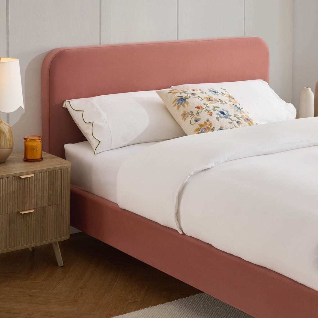 Cadre de lit Ascot - Abricot