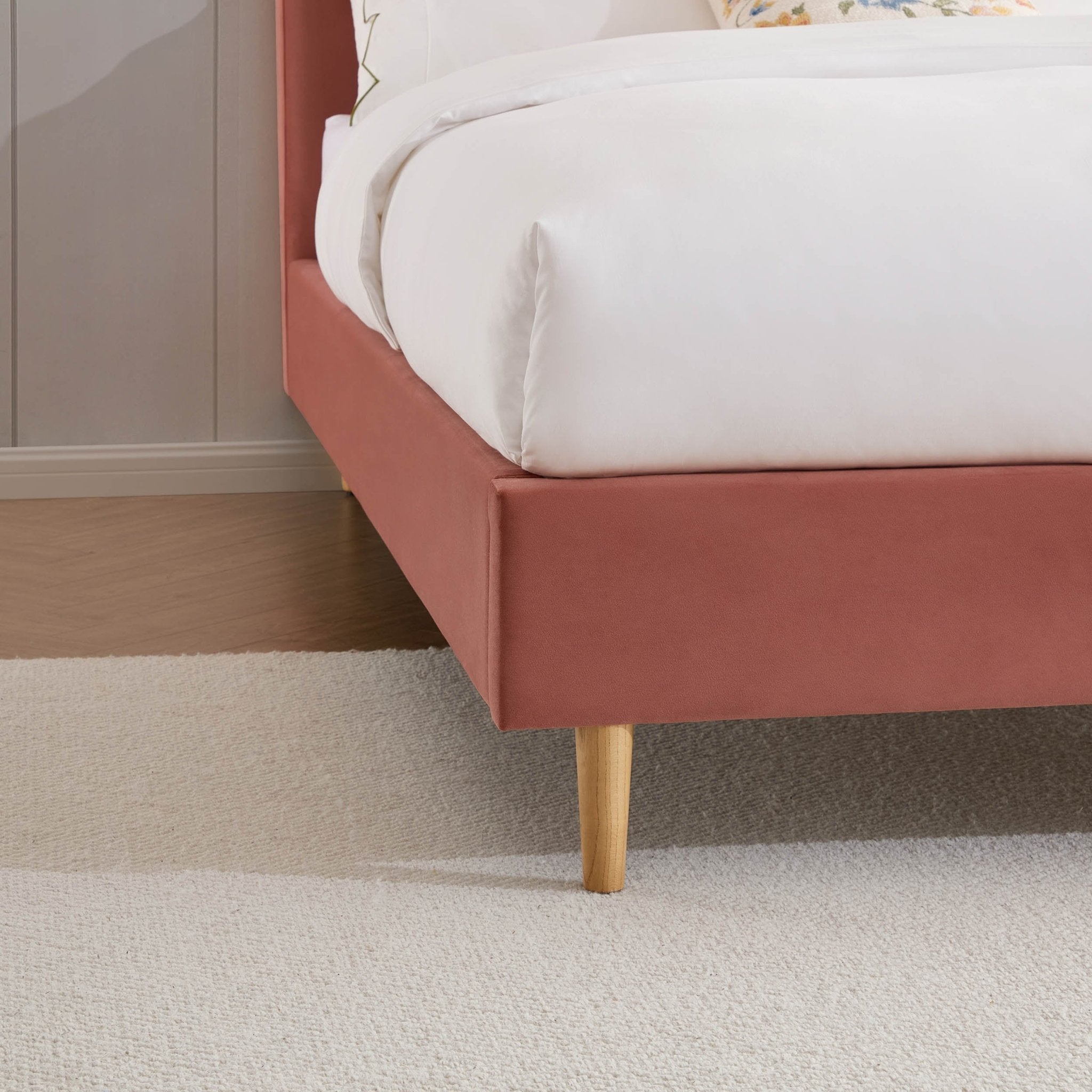 Cadre de lit Ascot - Abricot