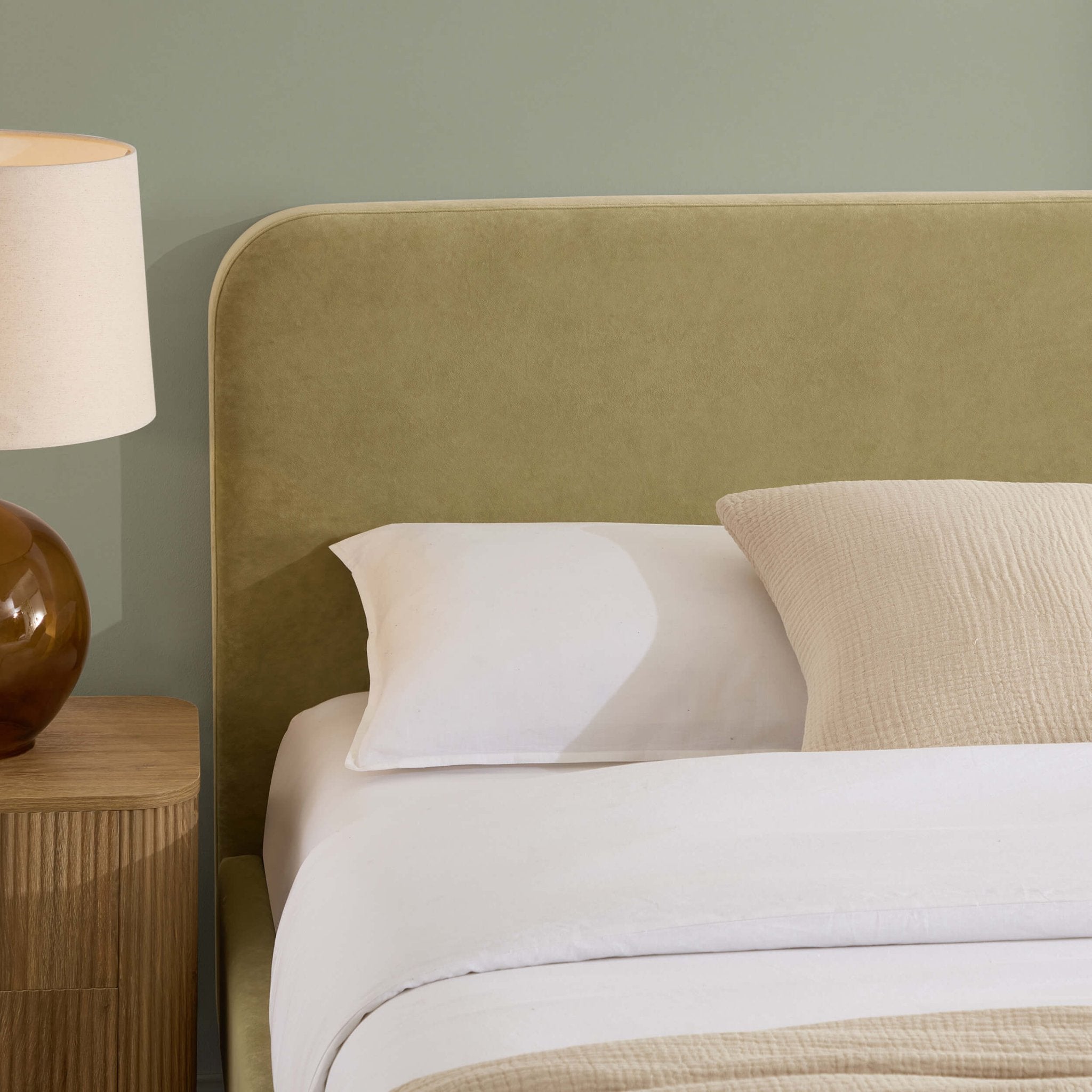 Cadre de lit Ascot - Vert clair