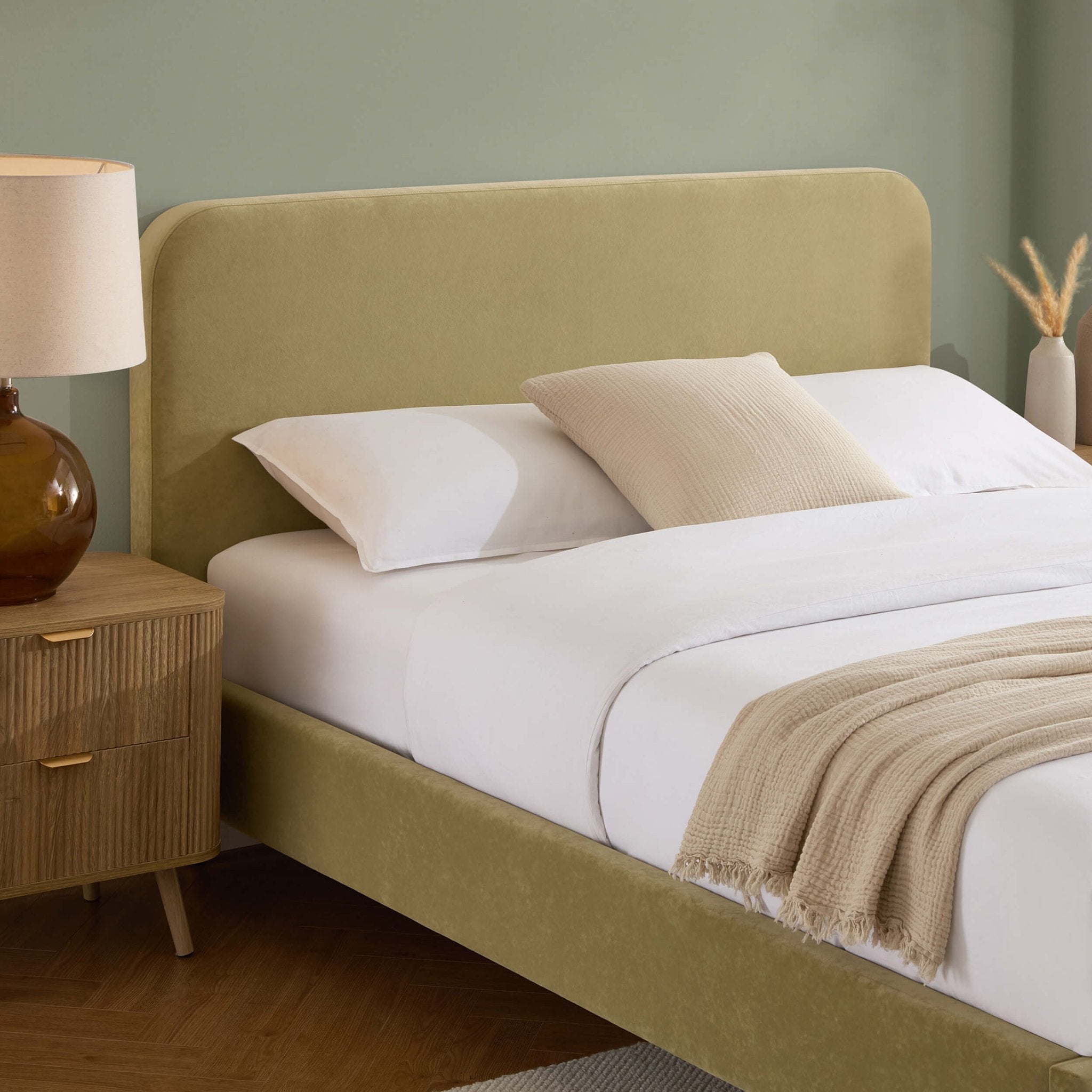 Cadre de lit Ascot - Vert clair