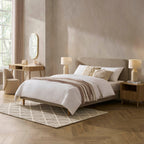 Cadre de lit Ascot - Gris pierre