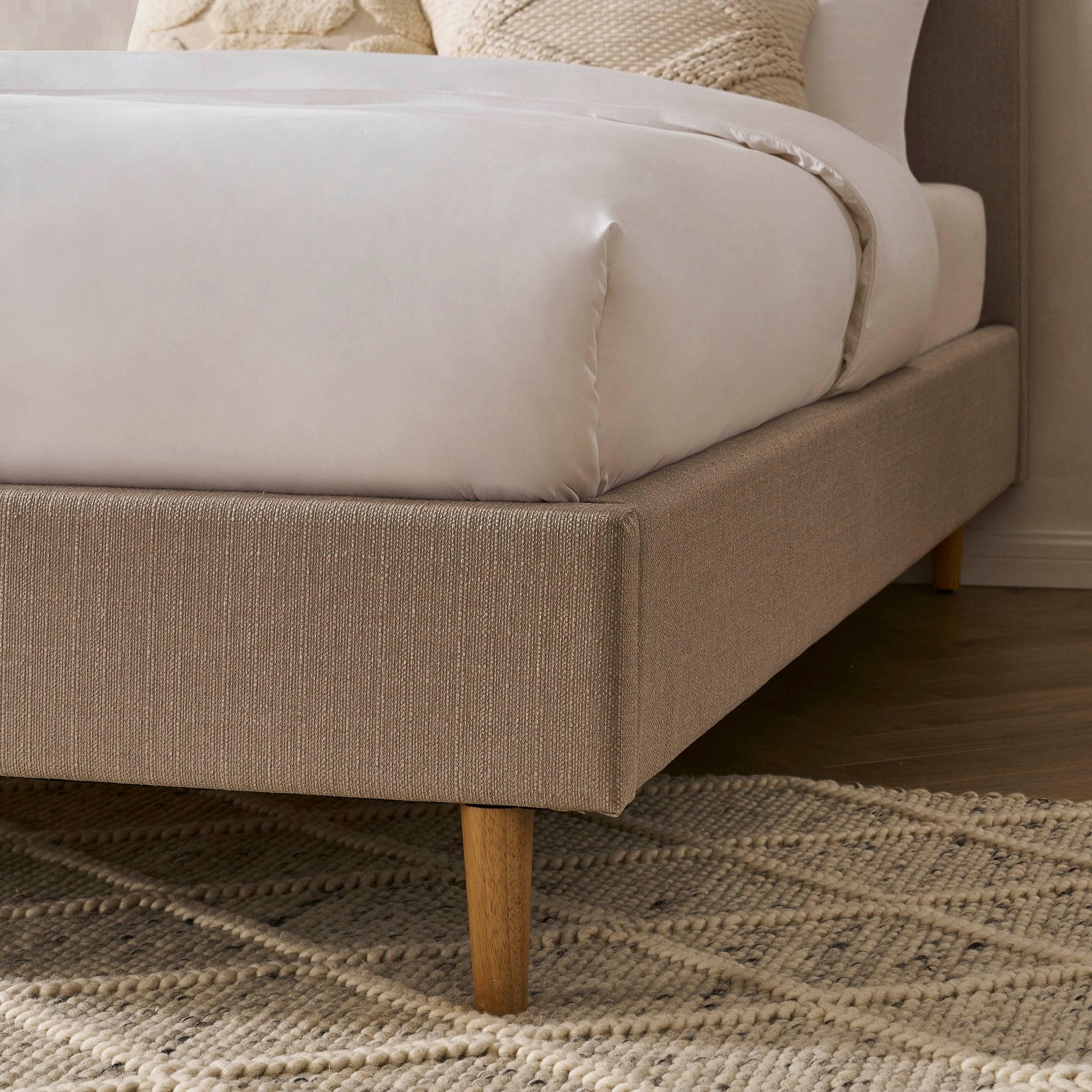 Cadre de lit Ascot - Gris pierre