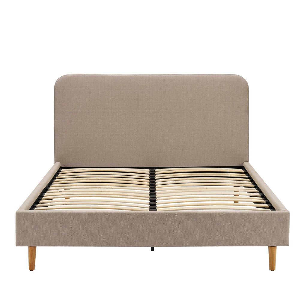 Cadre de lit Ascot - Gris pierre