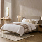 Cadre de lit Ascot - Gris pierre