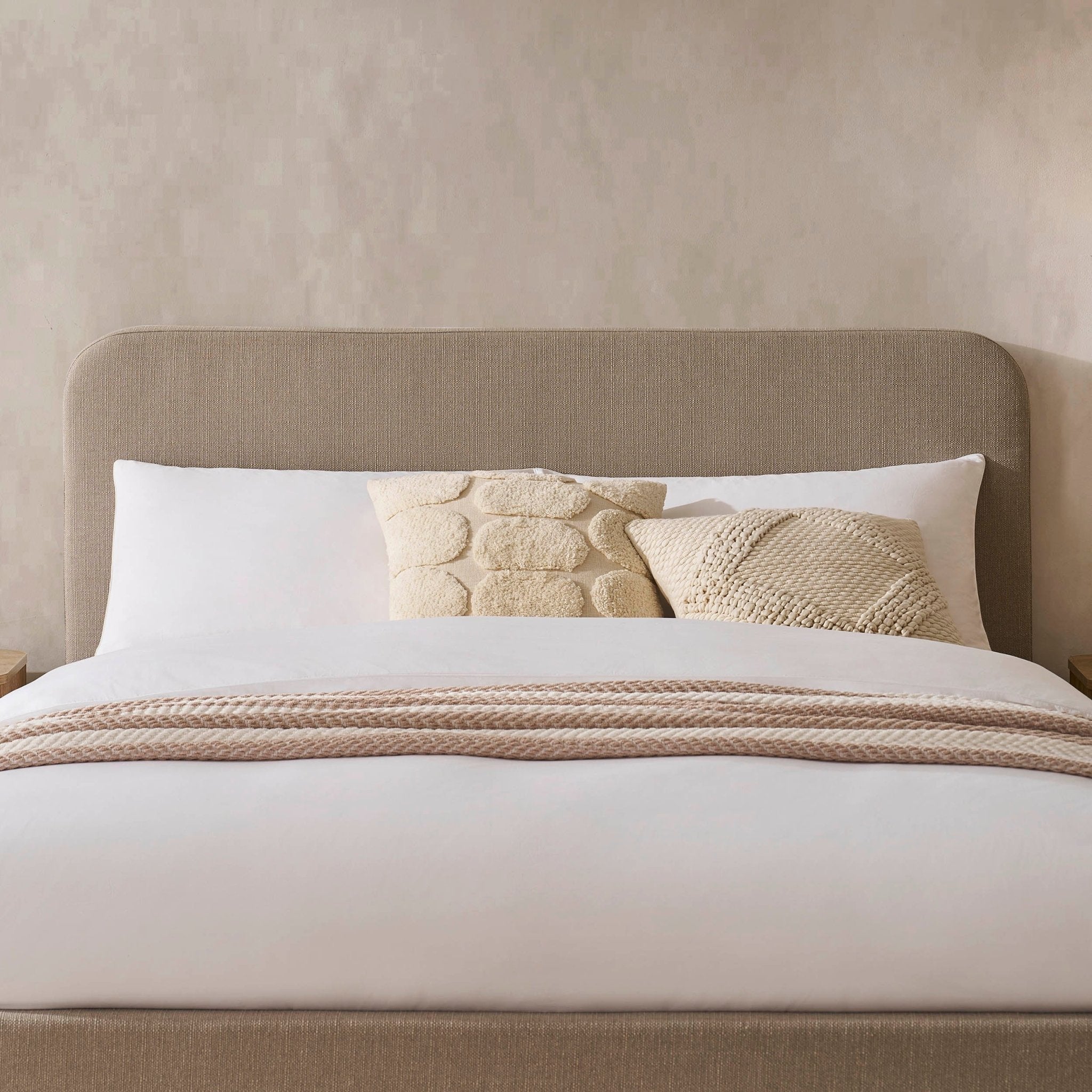 Cadre de lit Ascot - Gris pierre