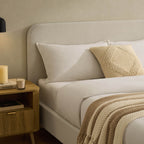 Cadre de lit Ascot Henley - Lin crème