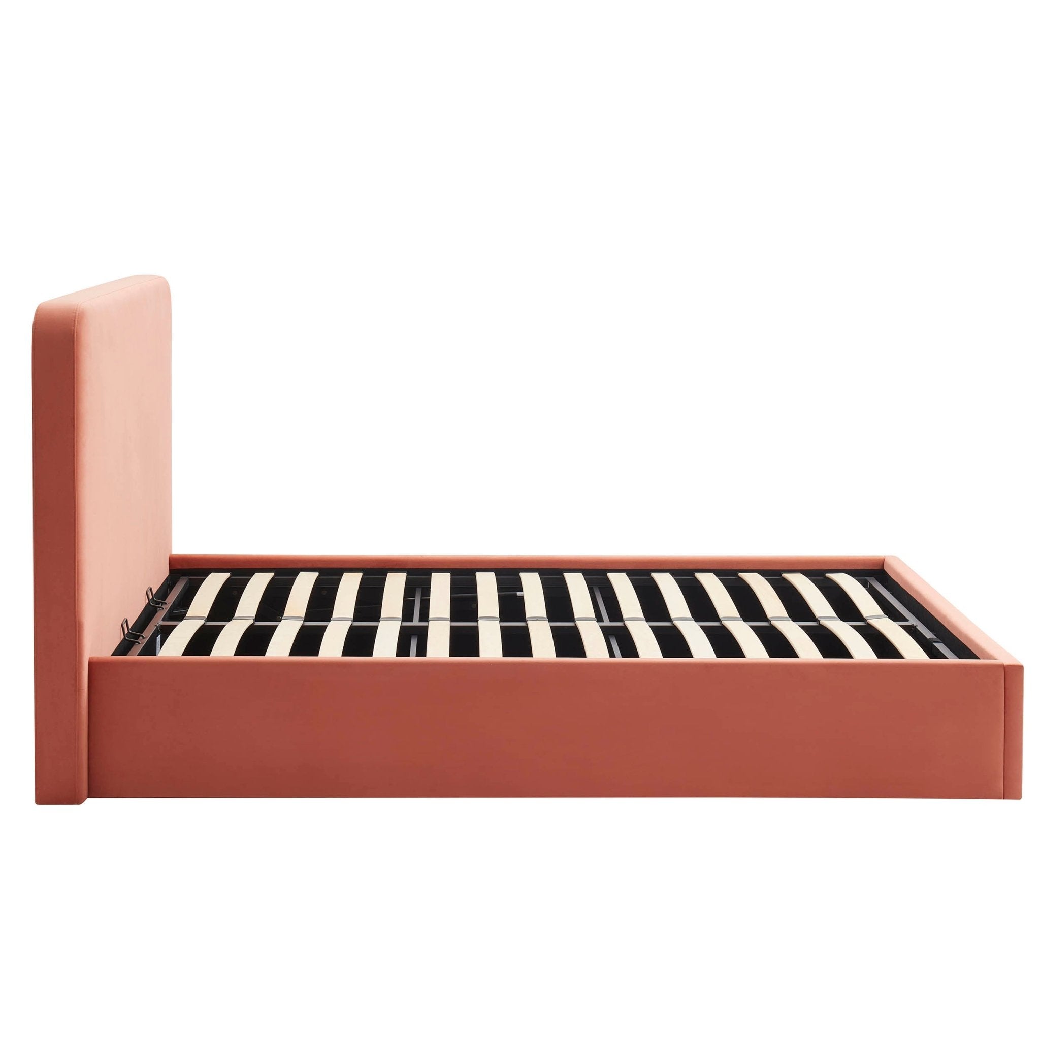 Lit coffre Ascot - Abricot