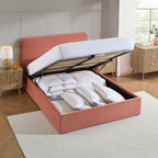 Lit coffre Ascot - Abricot