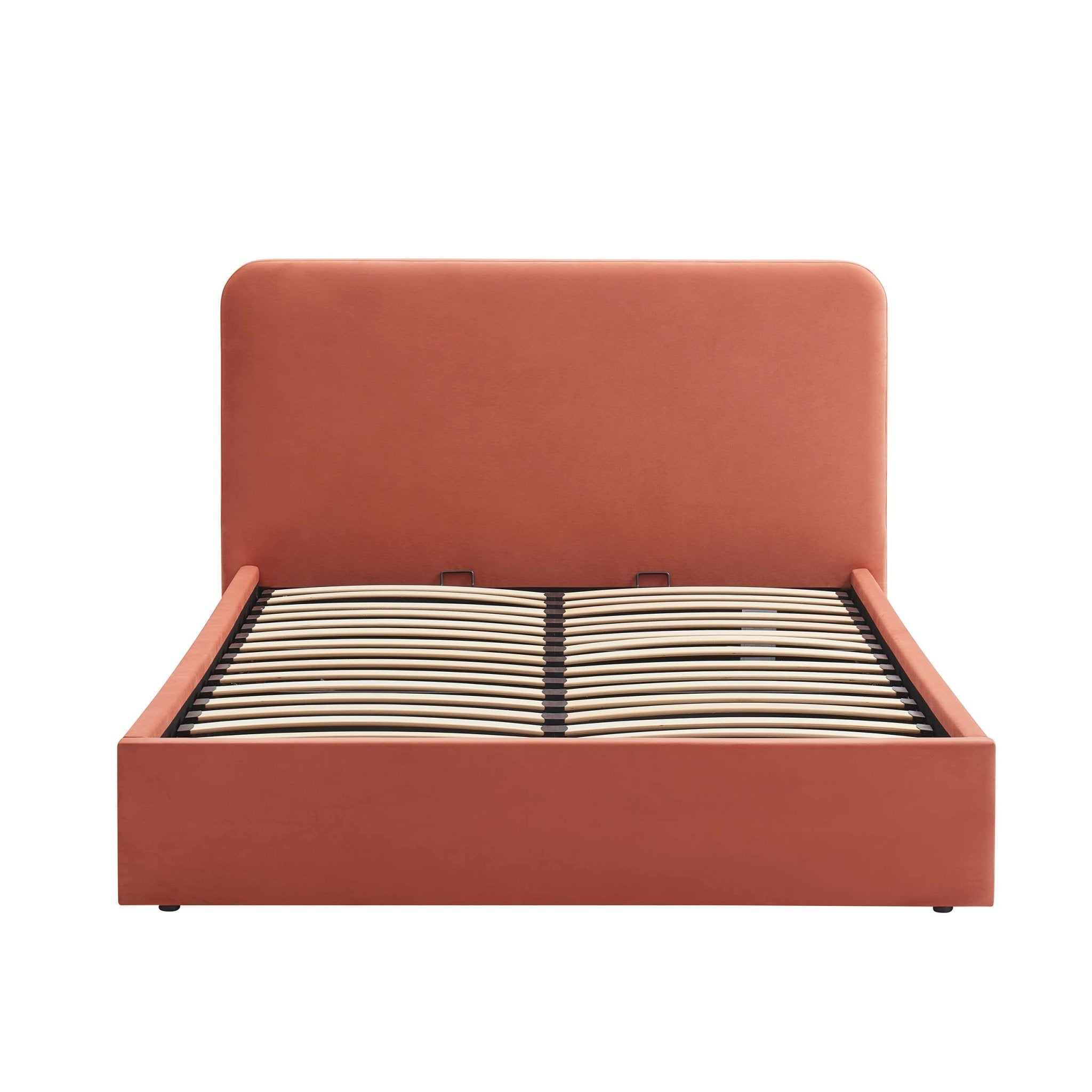 Lit coffre Ascot - Abricot