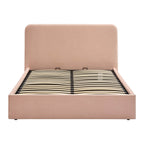 Lit coffre Ascot - Rose poudré