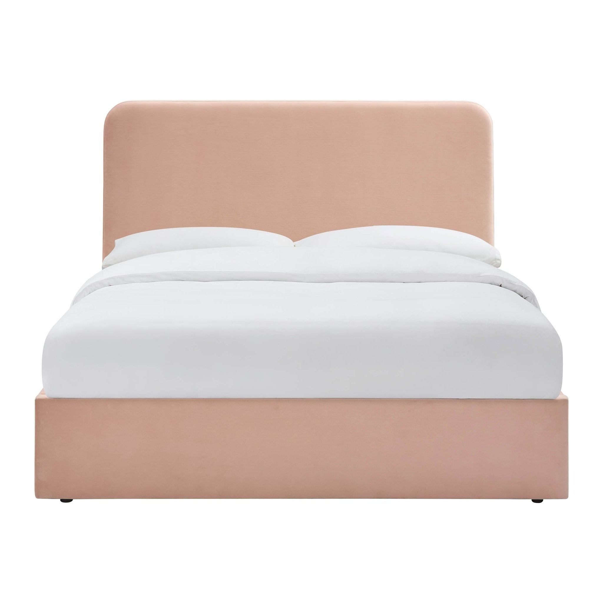 Lit coffre Ascot - Rose poudré