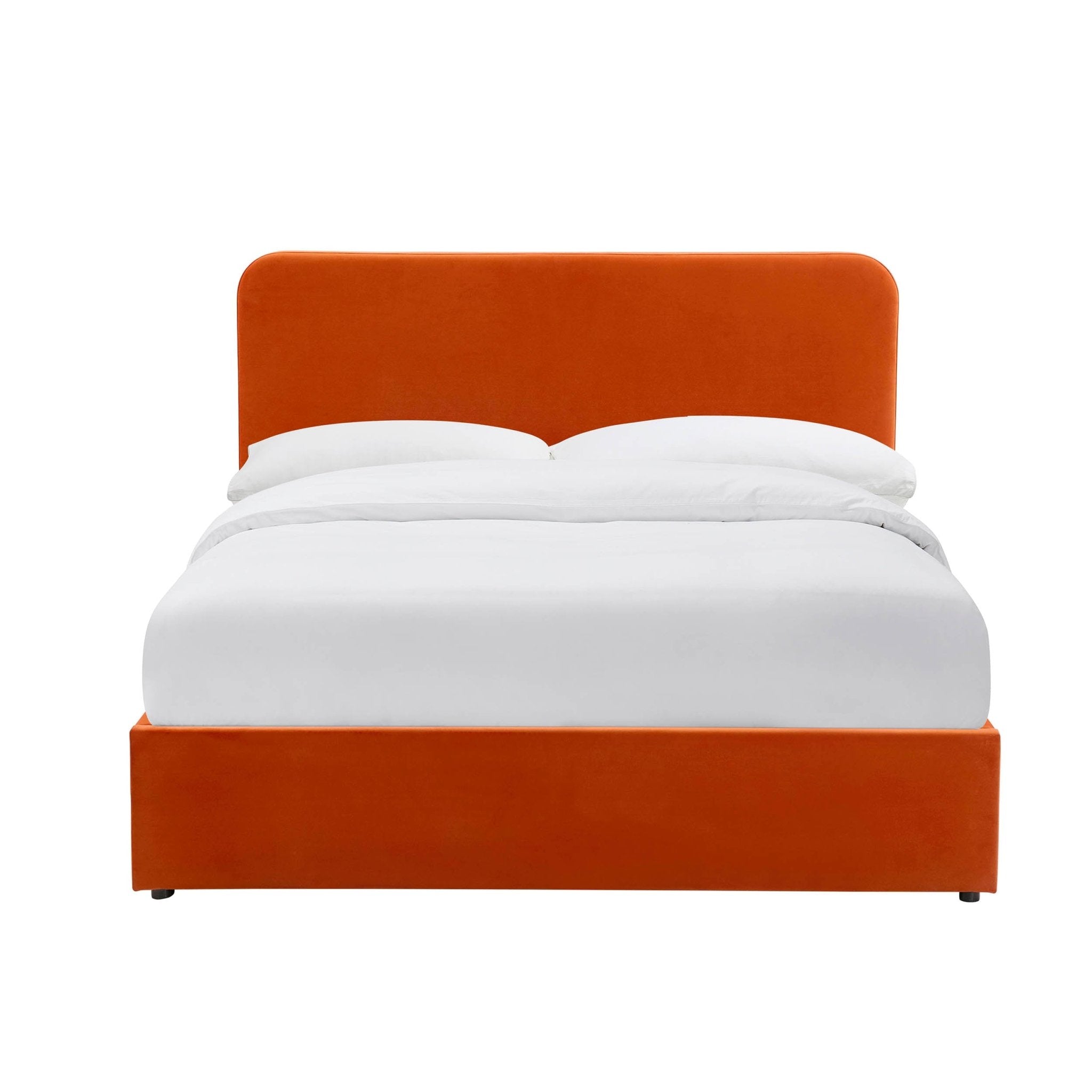Lit coffre Ascot - Orange vif