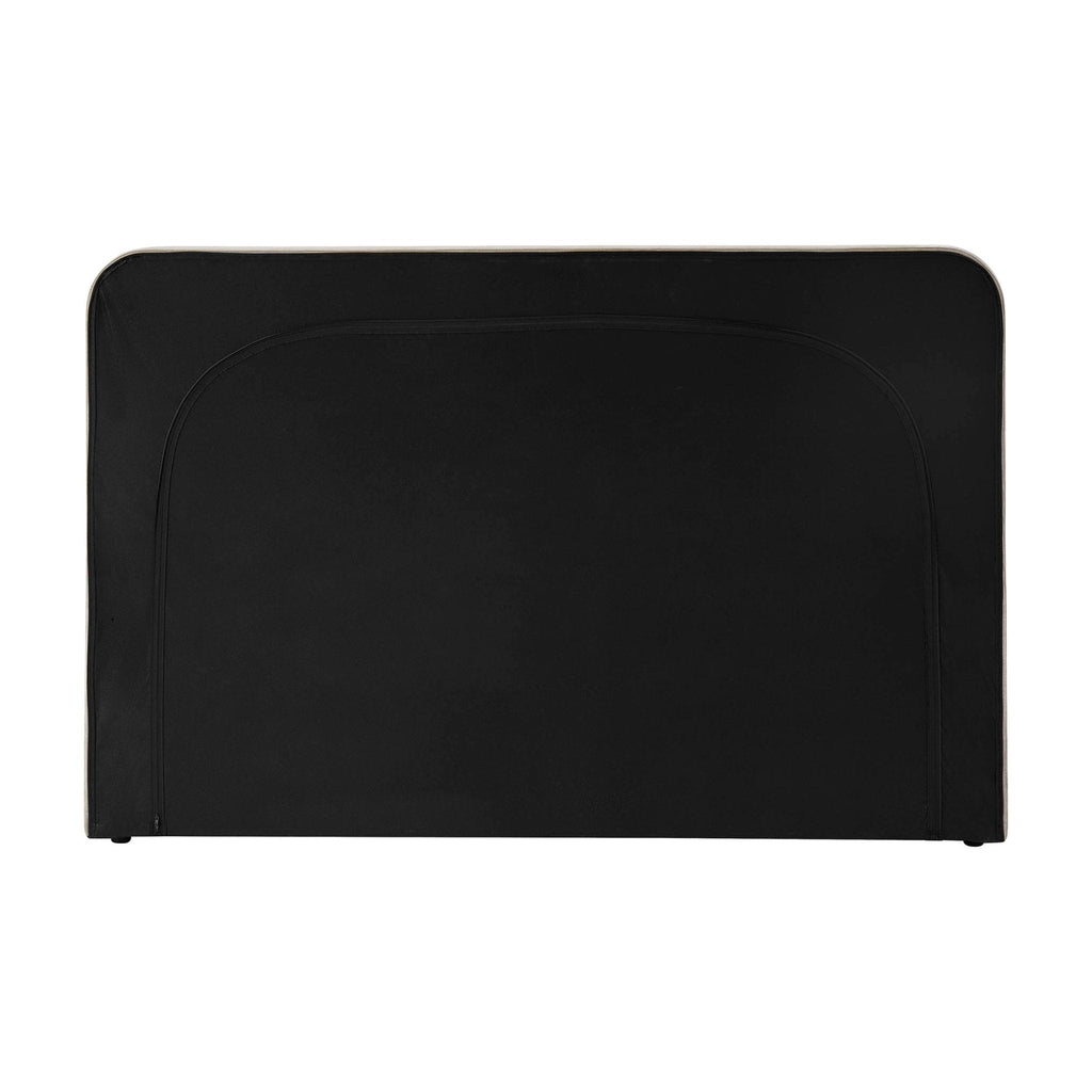 Lit coffre Ascot - Chenille gris clair