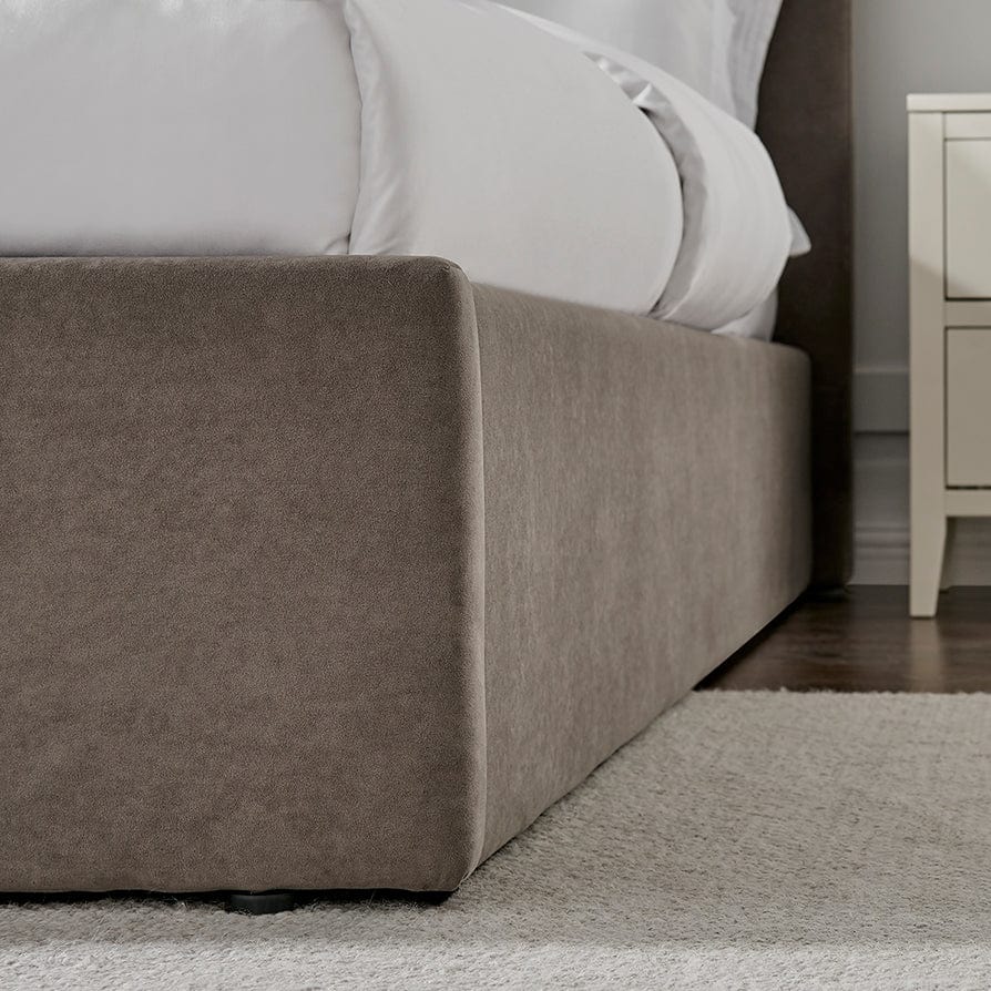 Lit coffre Ascot - Taupe