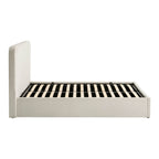 Lit coffre Ascot - Lin crème