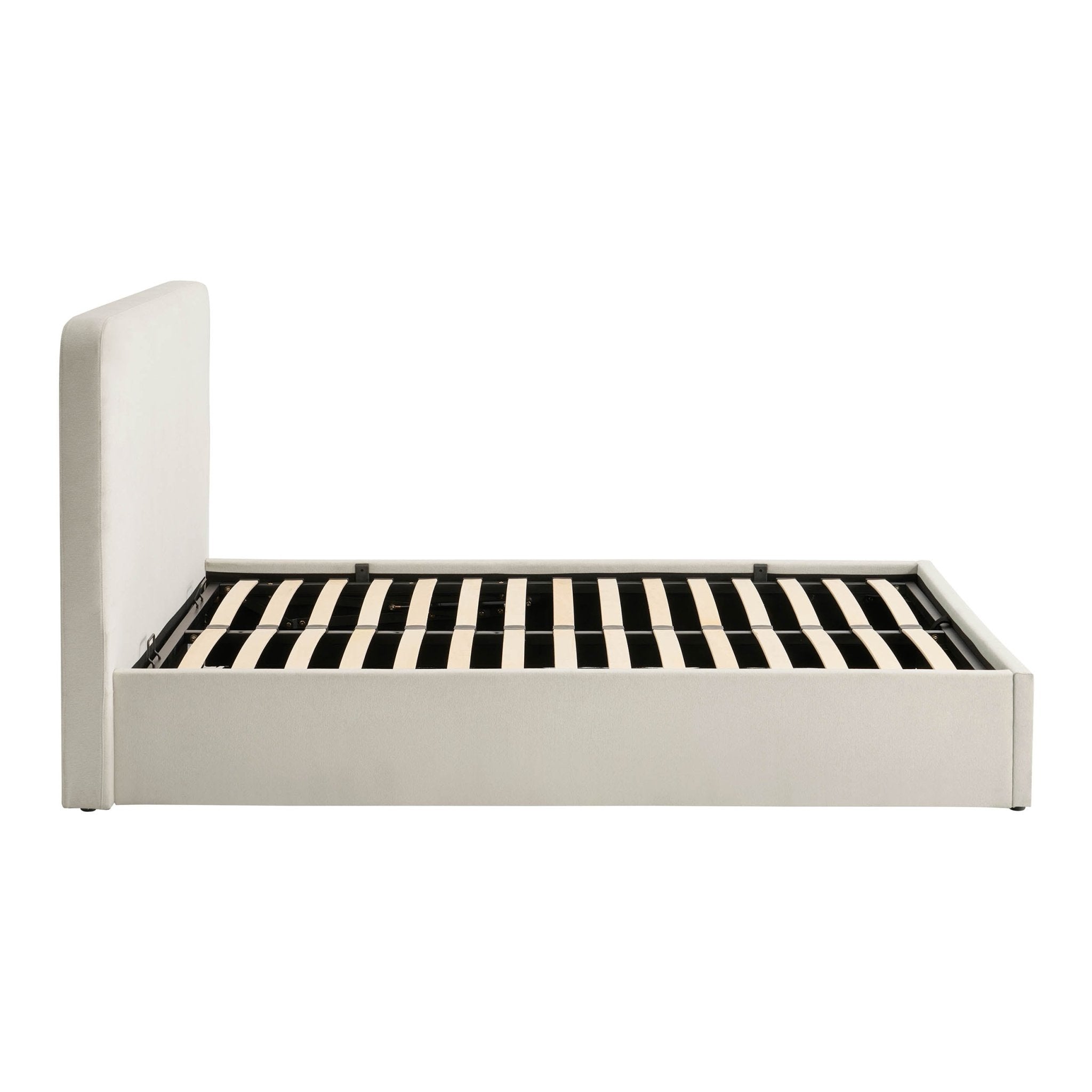 Lit coffre Ascot - Lin crème