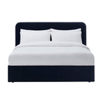 Lit coffre Ascot - Bleu marine