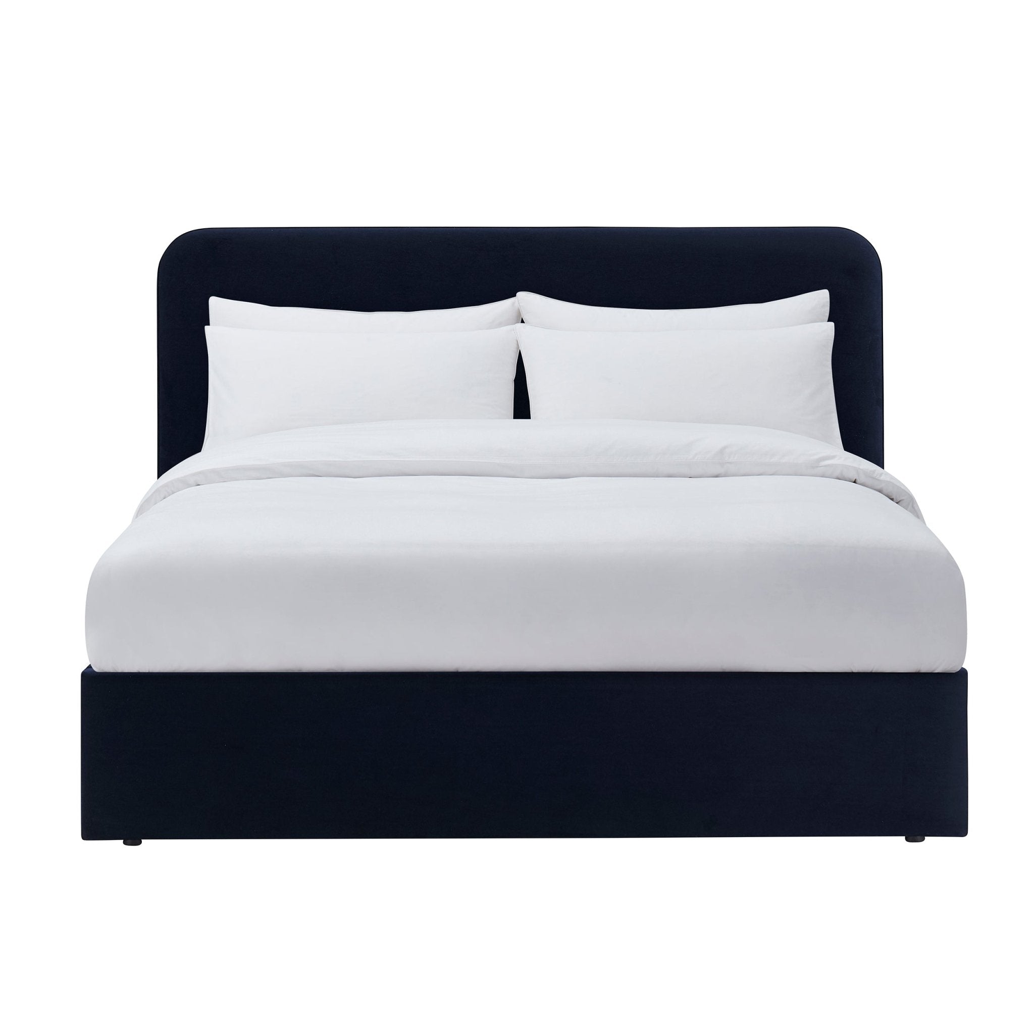 Lit coffre Ascot - Bleu marine