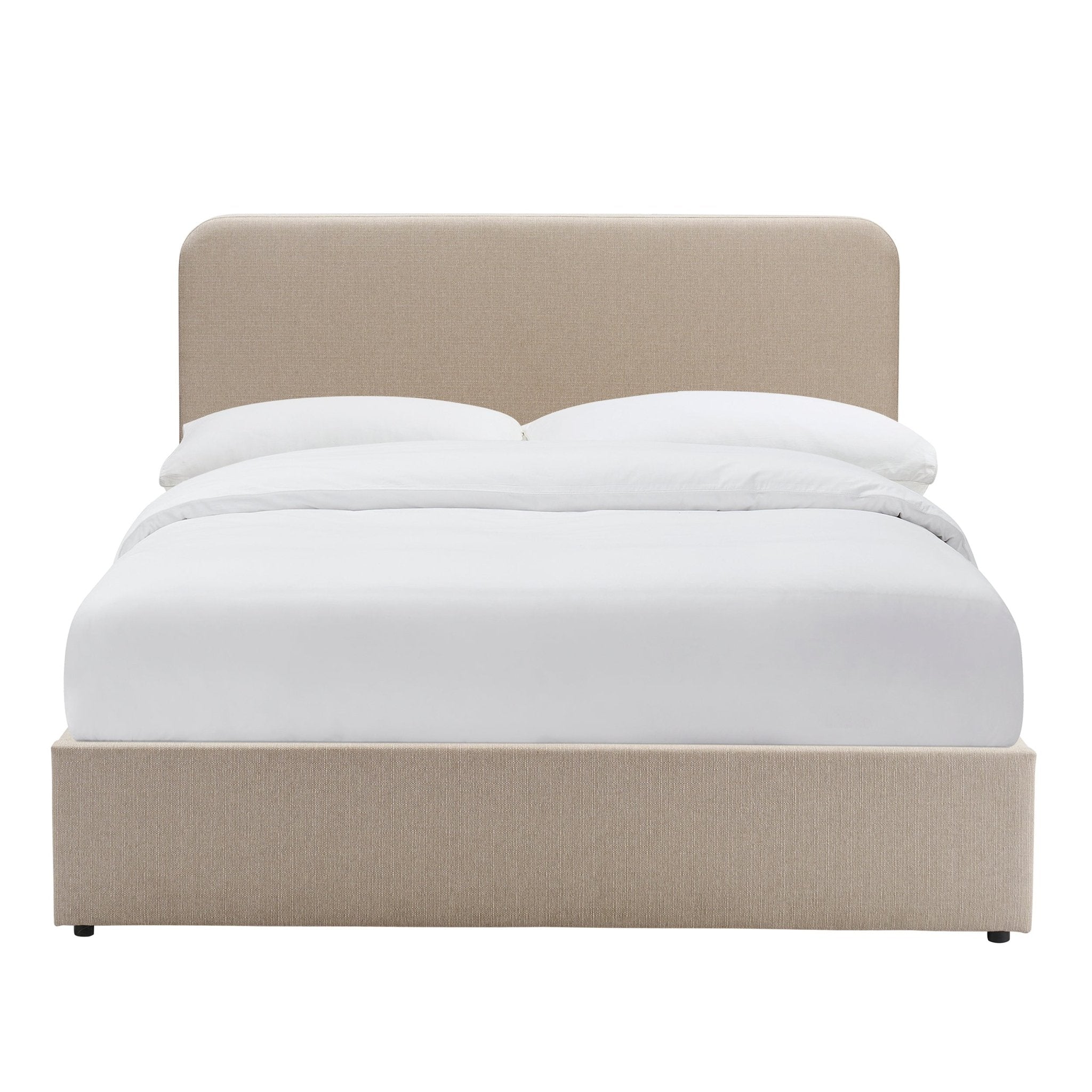 Lit coffre Ascot - Gris pierre