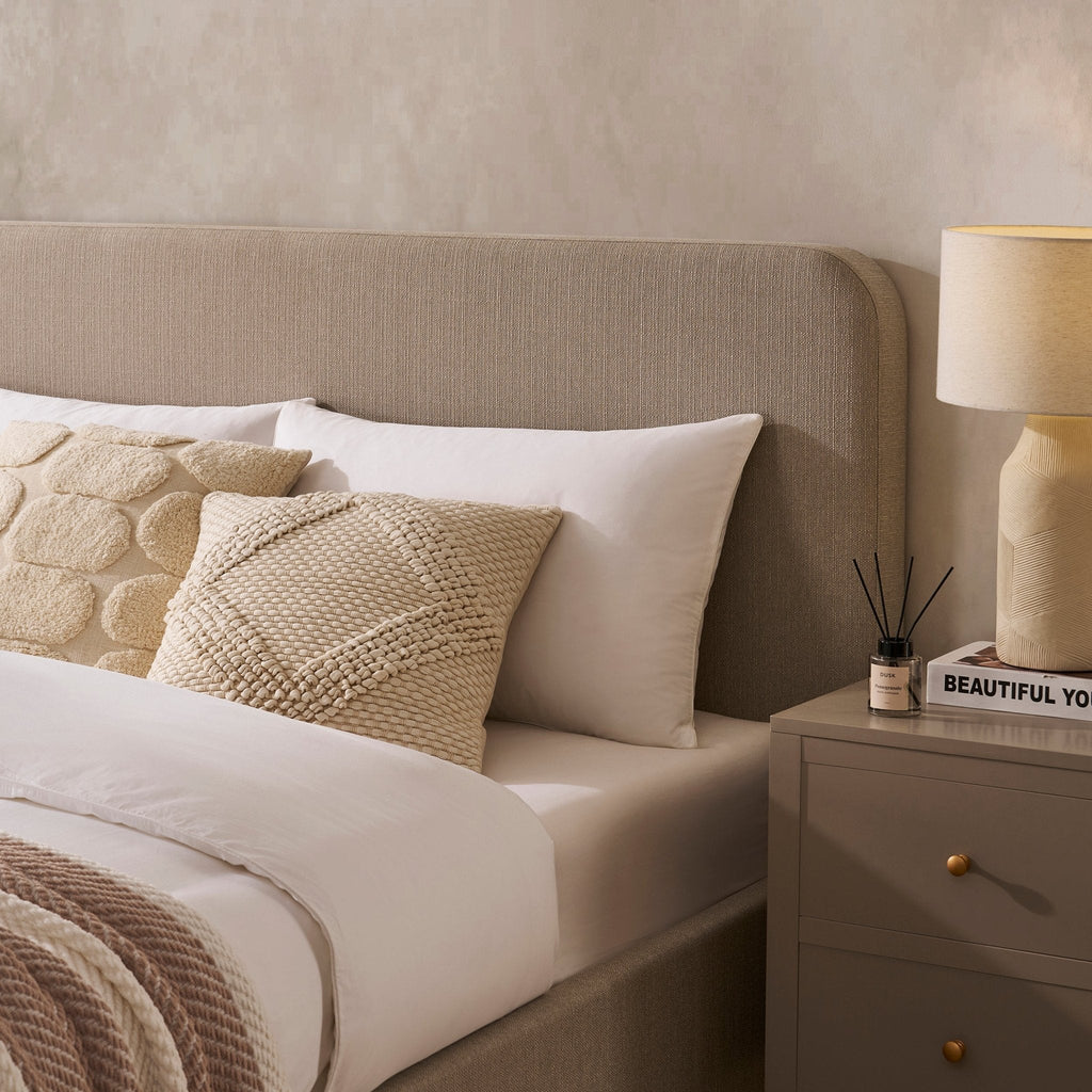 Lit coffre Ascot - Gris pierre