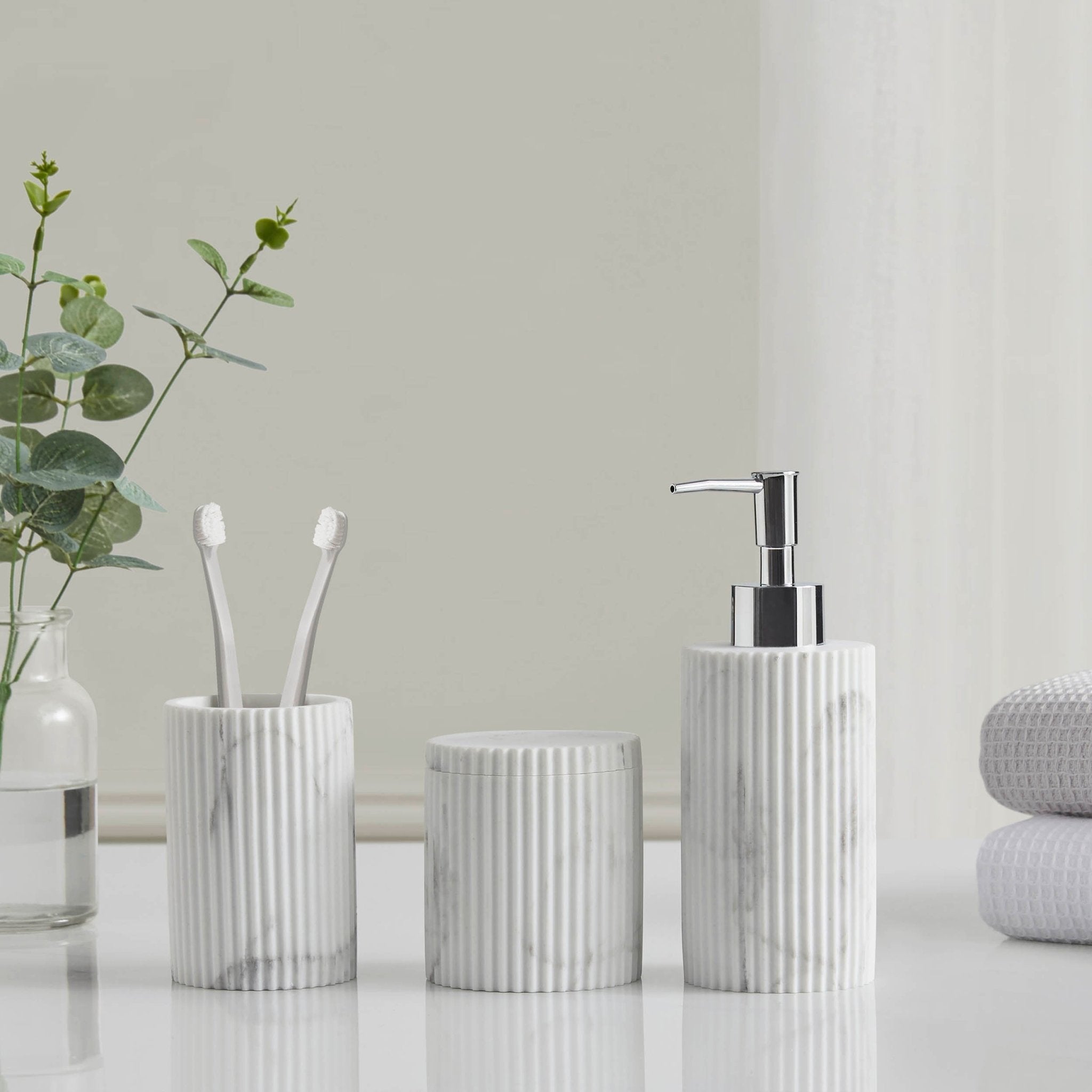 Ensemble d'accessoires de salle de bain Athena - Lot de 3