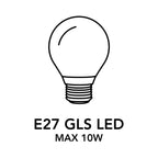 Lampe de table en céramique Atlas - Bleue