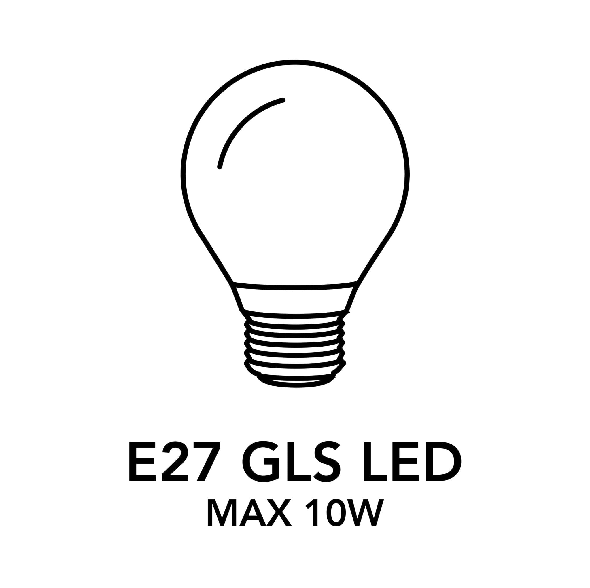 Lampe de table en céramique Atlas - Bleue