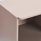 Bibliothèque Aurelia avec tiroirs - Taupe