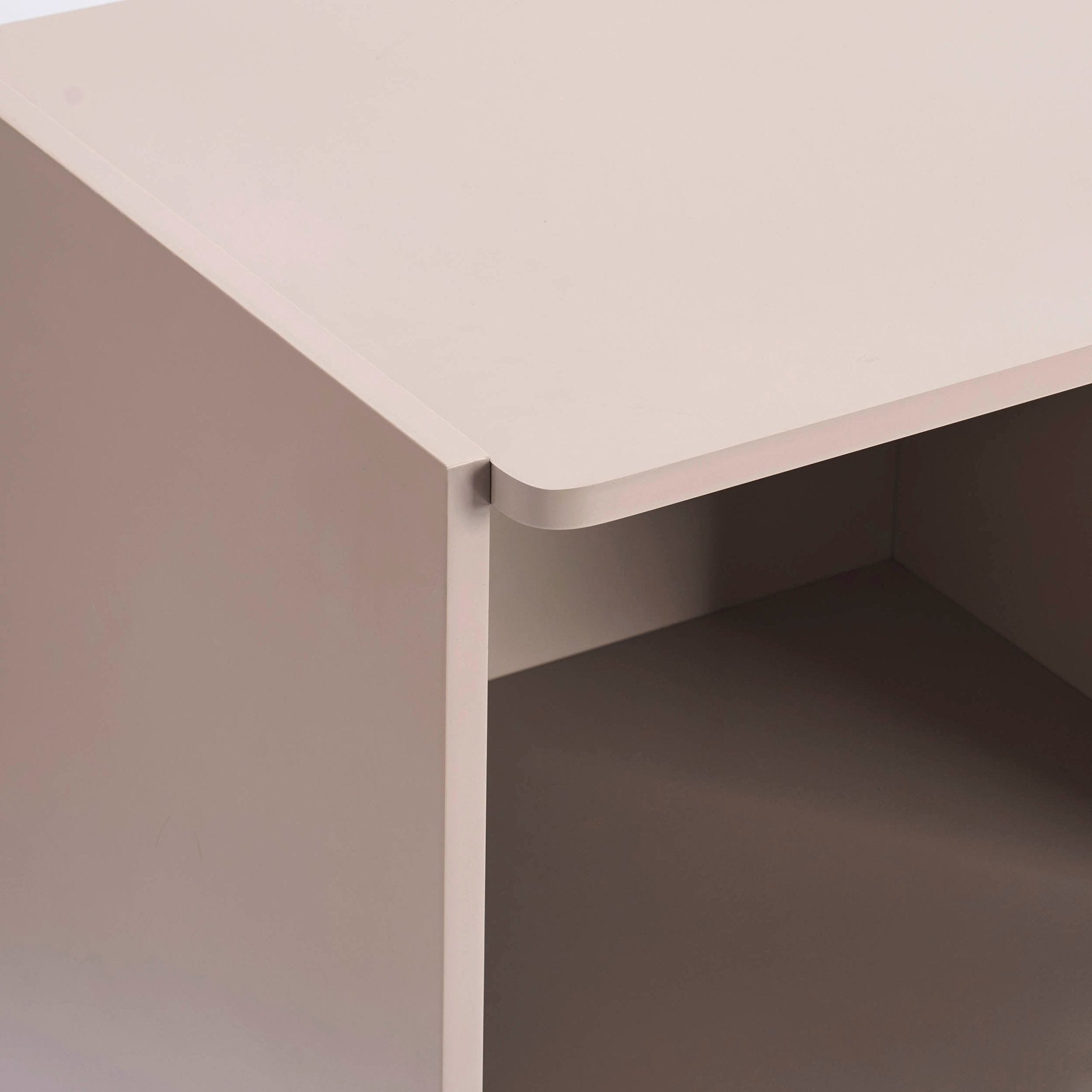 Bibliothèque Aurelia avec tiroirs - Taupe