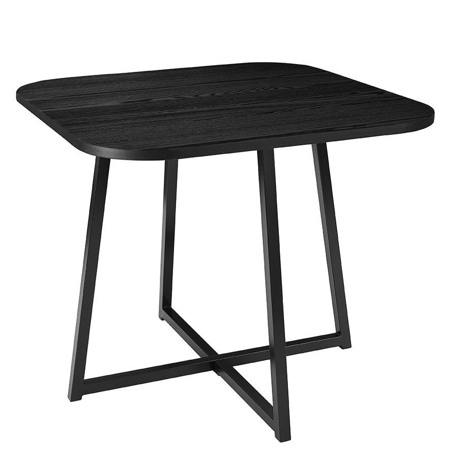 Ensemble table et chaises Ava Space Saver 4 places - Noir/Pierre