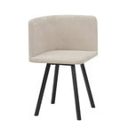 Ensemble table et chaises Ava Space Saver 4 places - Noir/Pierre