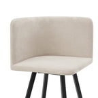 Ensemble table et chaises Ava Space Saver 4 places - Noir/Pierre