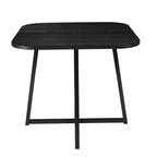 Ensemble table et chaises Ava Space Saver 4 places - Noir/Pierre
