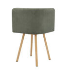 Ensemble table et chaises Ava Space Saver 4 places - Bois clair/Vert