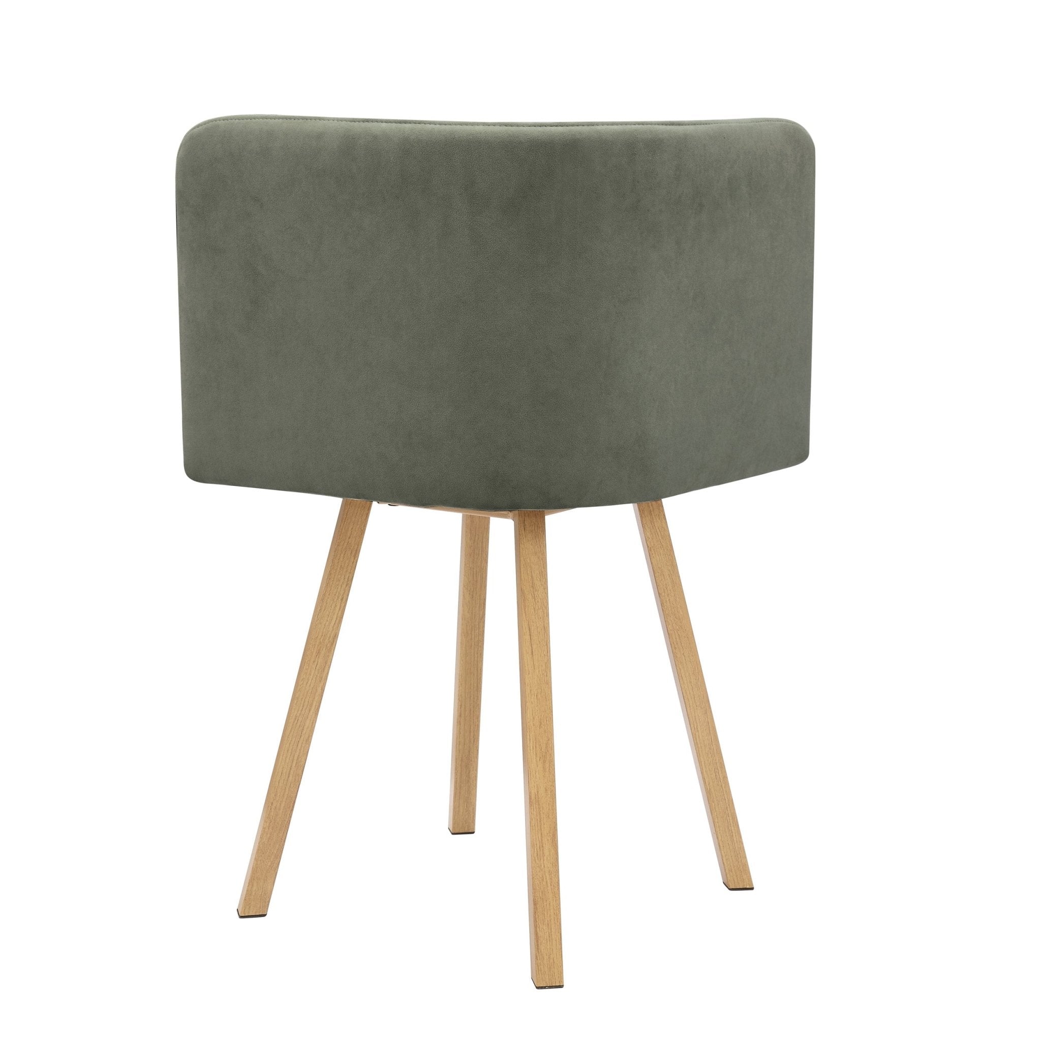 Ensemble table et chaises Ava Space Saver 4 places - Bois clair/Vert