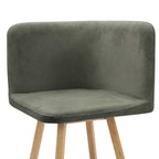 Ensemble table et chaises Ava Space Saver 4 places - Bois clair/Vert